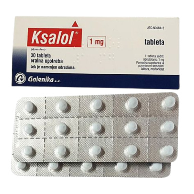 Alprazolam - Ksalol 1mg